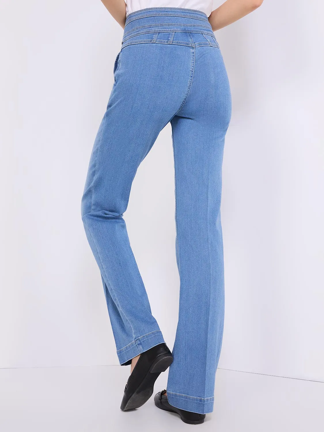 3-Button Waist Jeans