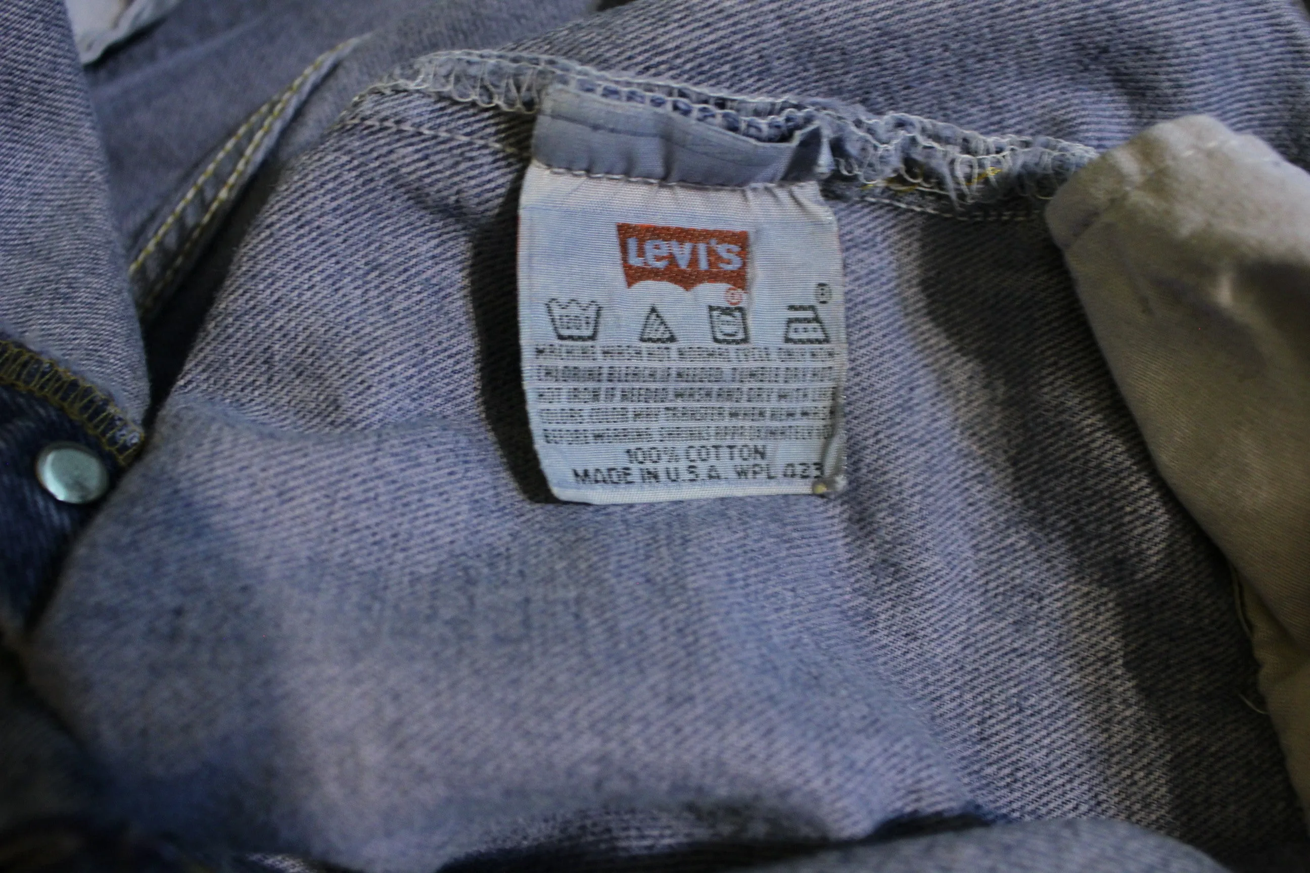 90s Levis 501 Button Fly Jeans Lot Of 2 Vintage Grunge Punk USA Made 501xx 36 x 29