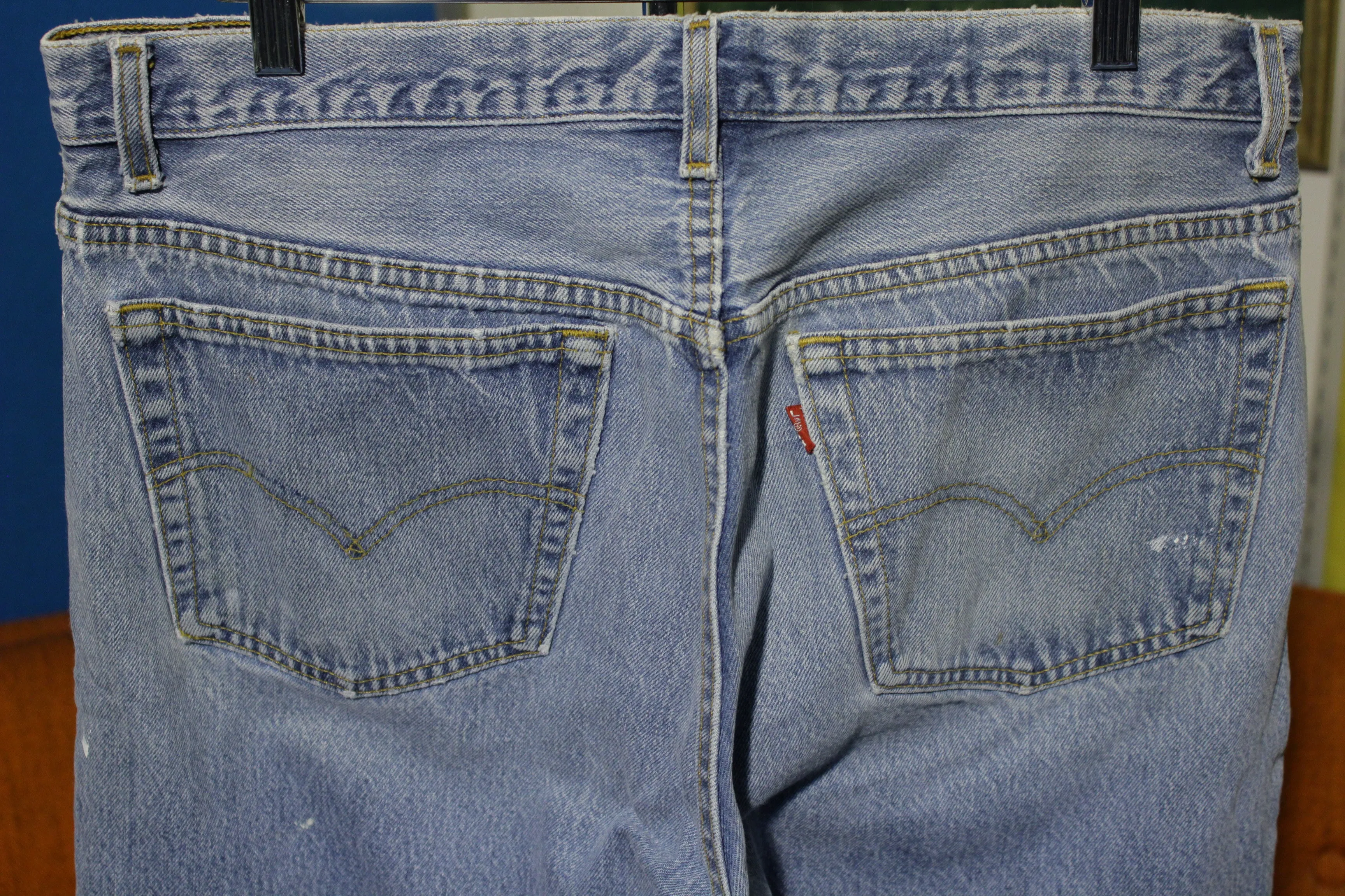 90s Levis 501 Button Fly Jeans Lot Of 4 Vintage Grunge Punk USA Made 501xx 36x31