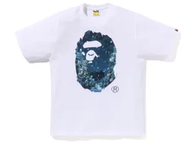 A Bathing Ape Christmas Photo Ape Head Tee in White xld