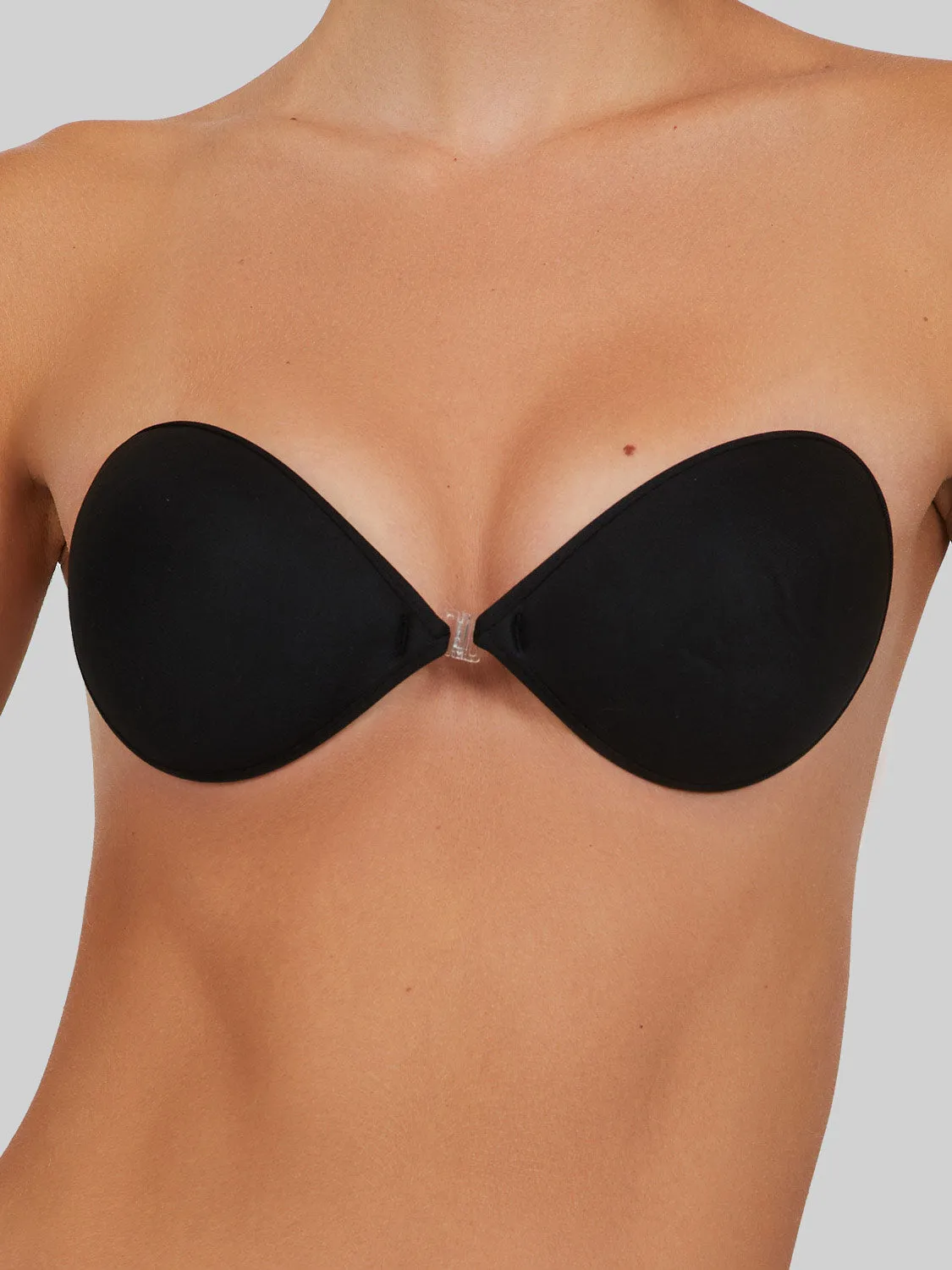 Adhesive Seamless Bra With Front Clasp