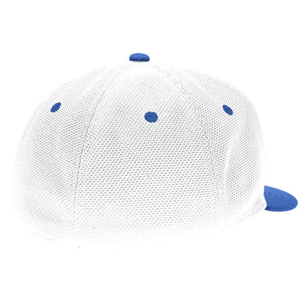 adidas Men's Royal Blue Mesh Flat Visor Flex