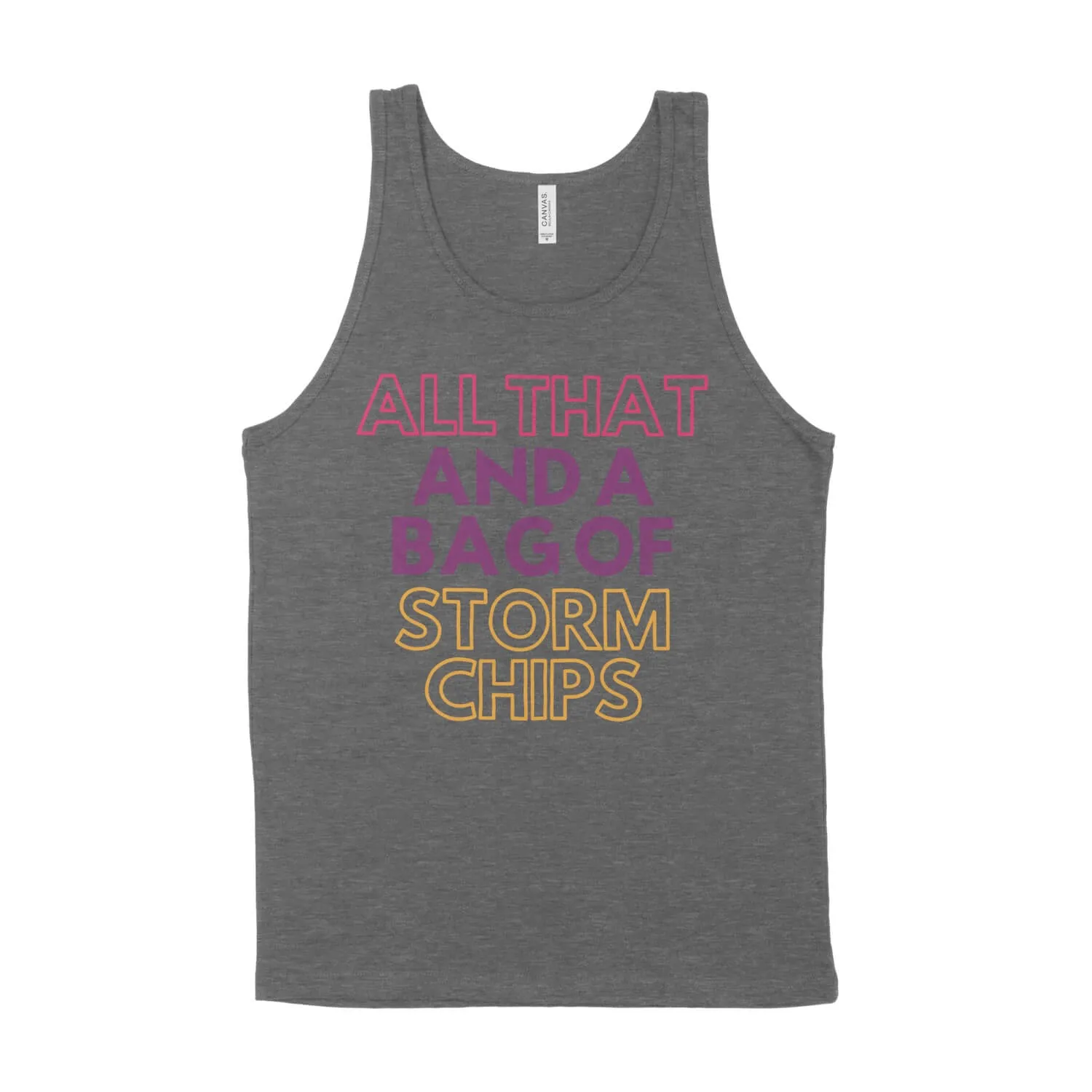 All That and a Bag of Storm Chips Unisex Tank Top