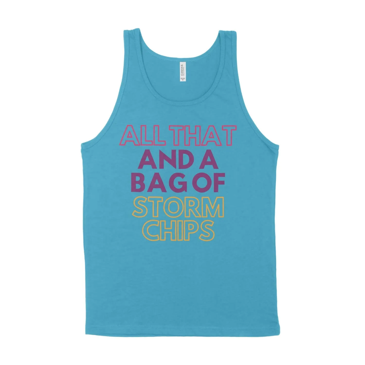 All That and a Bag of Storm Chips Unisex Tank Top