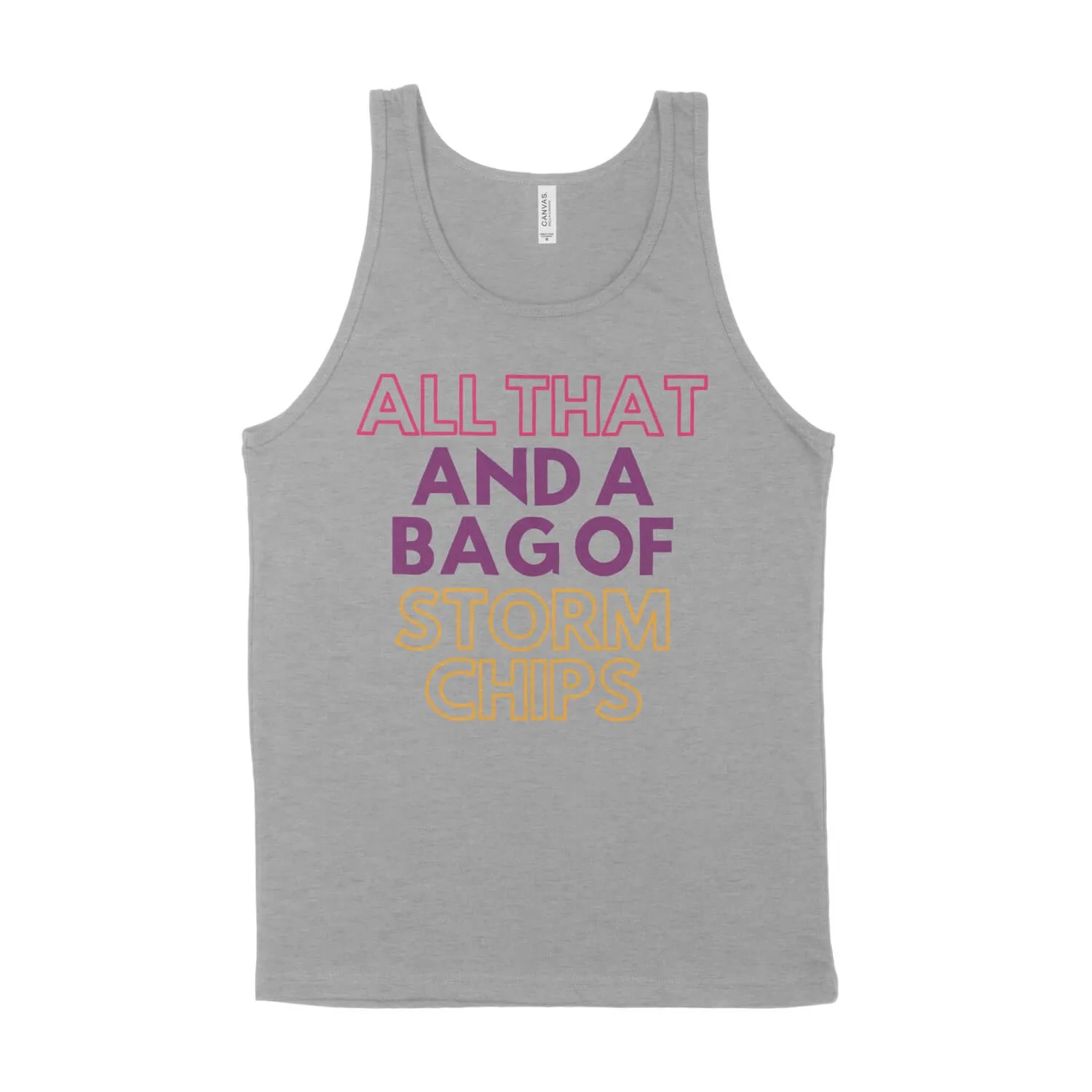 All That and a Bag of Storm Chips Unisex Tank Top