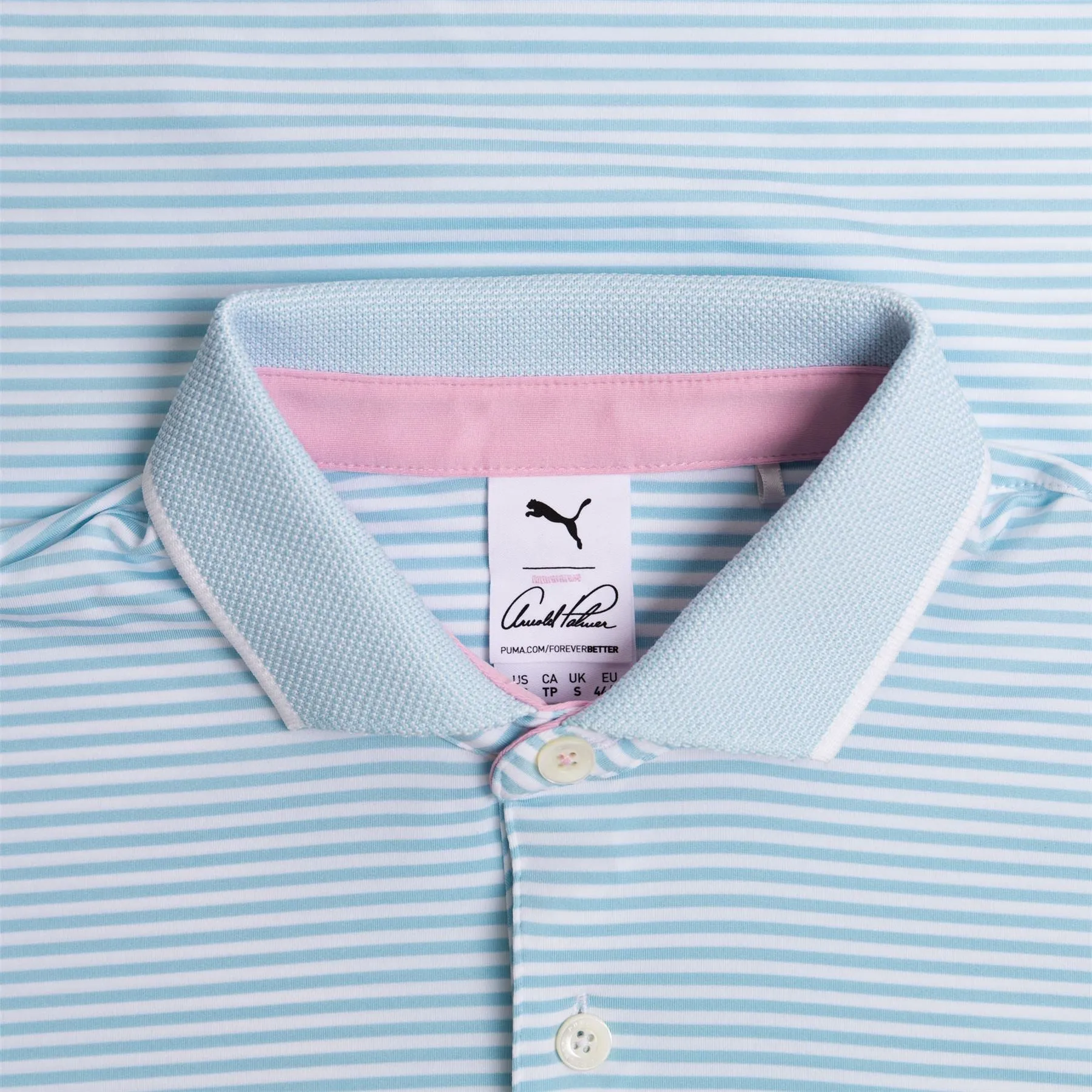 AP Mattr Traditions Polo Tropical Aqua/Bright White - SS23