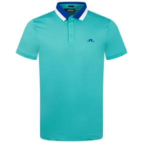 Benji Regular Tech Mesh Polo Bright Aqua - SU23