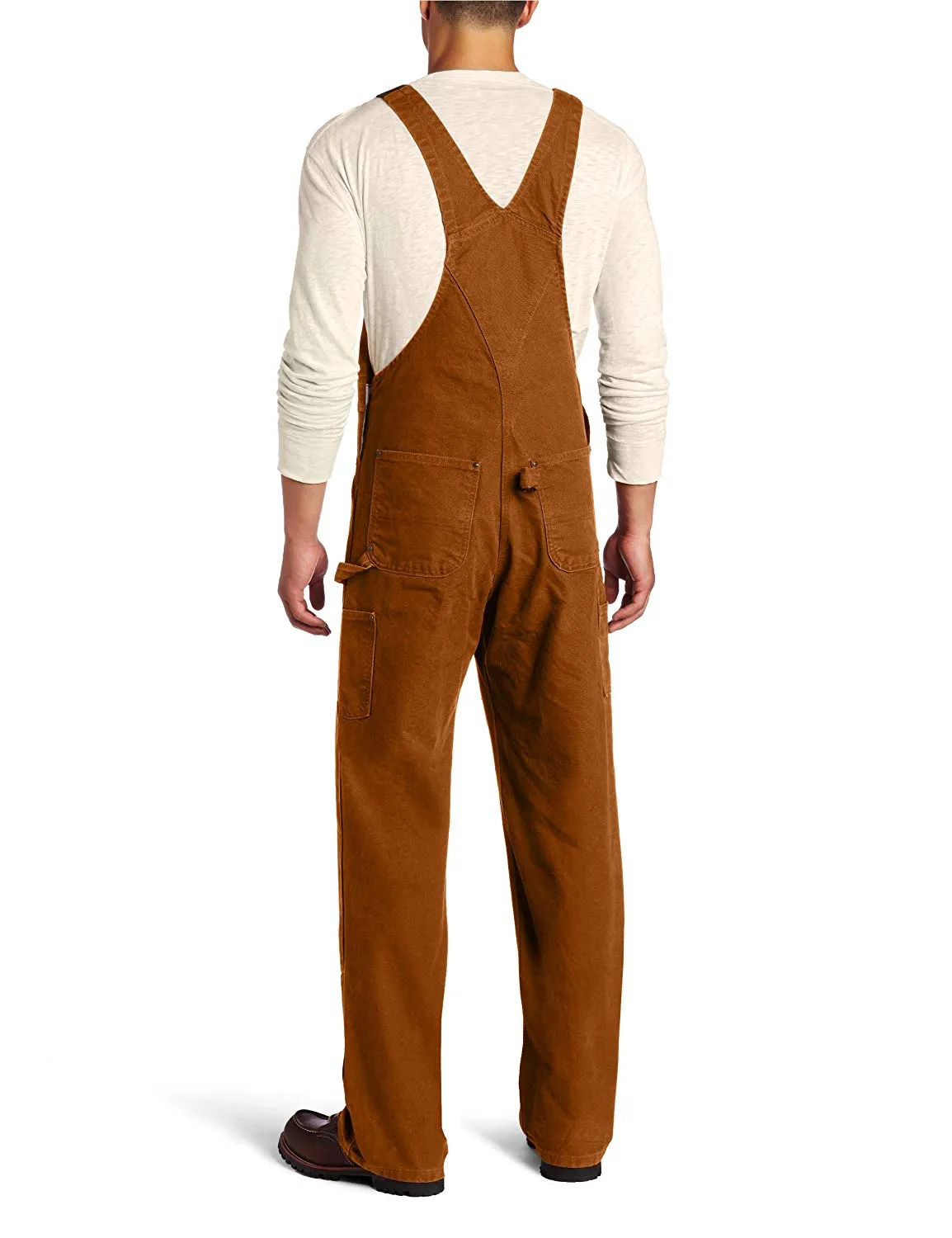 Carhartt Men's Sandstone Bib Overall/Unlined R06