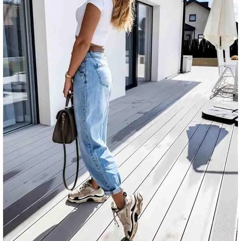 Casual High Waist Denim Jens