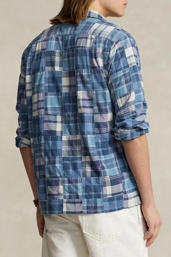 Classic Fit Madras Camp Shirt