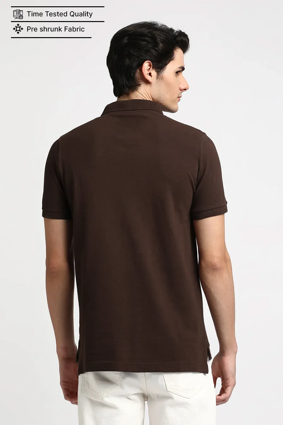 Classic Polo in Coffee Brown