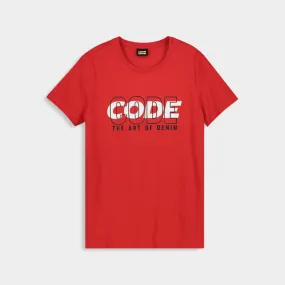 Code Mens Kilo Tee Red/Multi  _ 180643 _ Red