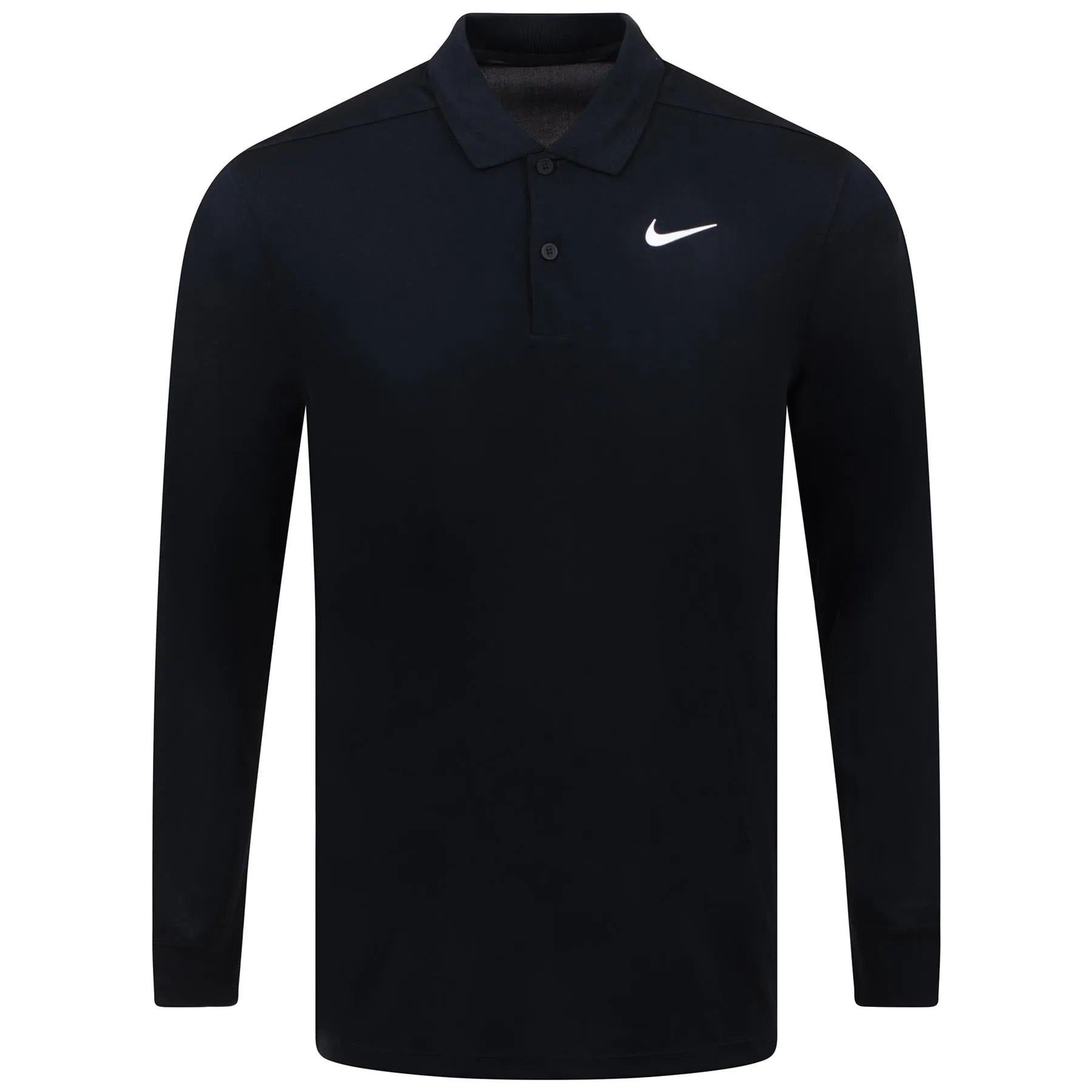 Dri-FIT Victory Solid LS Polo Black - 2024