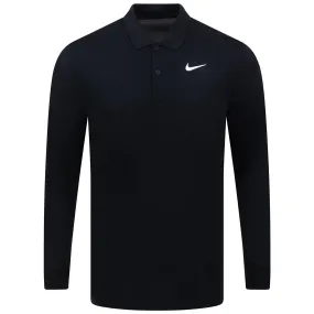 Dri-FIT Victory Solid LS Polo Black - 2024