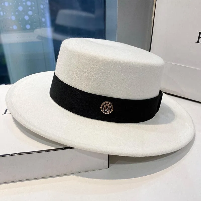 Elegant Fedora Hats for Women - Flat Top