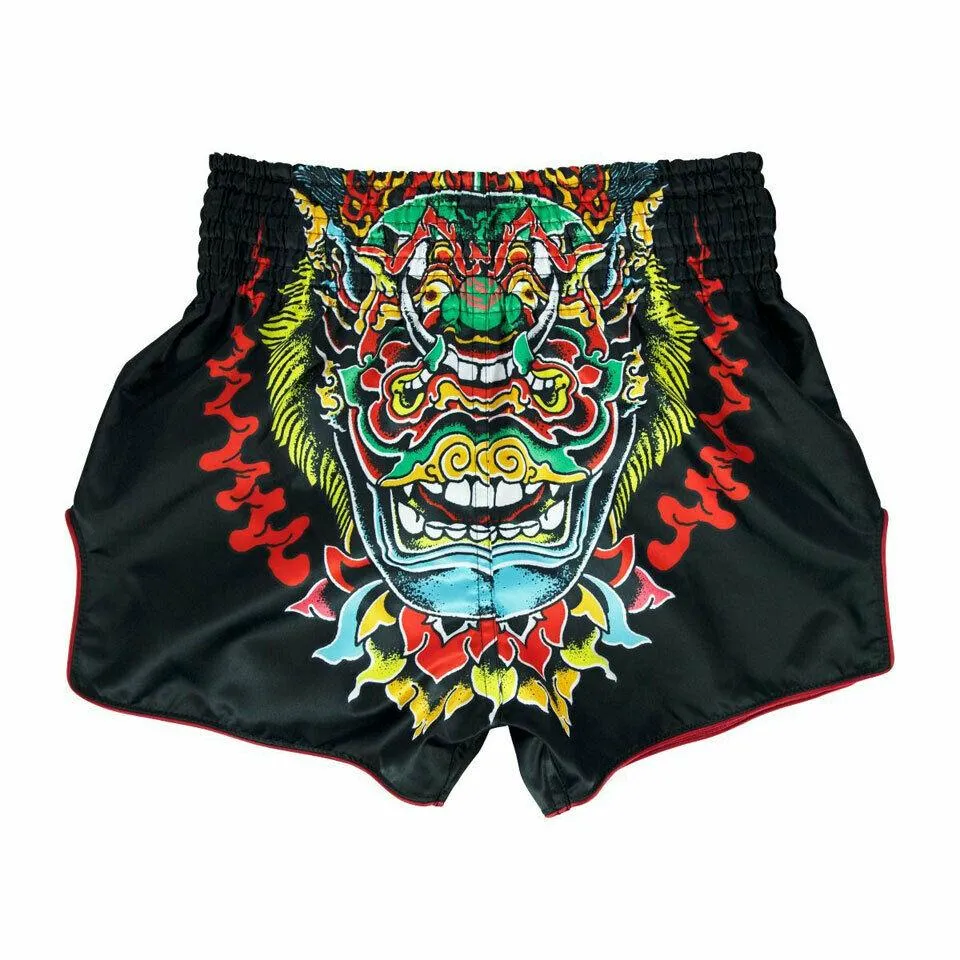 Fairtex Muay Thai Shorts Mens Kabuki Handmade Black