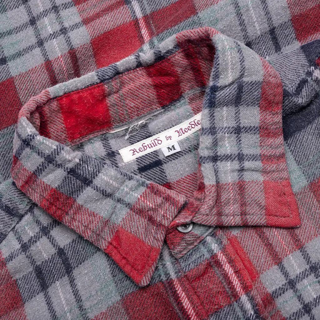 Flannel Shirt 7 Cuts Reflection Shirt - Assorted