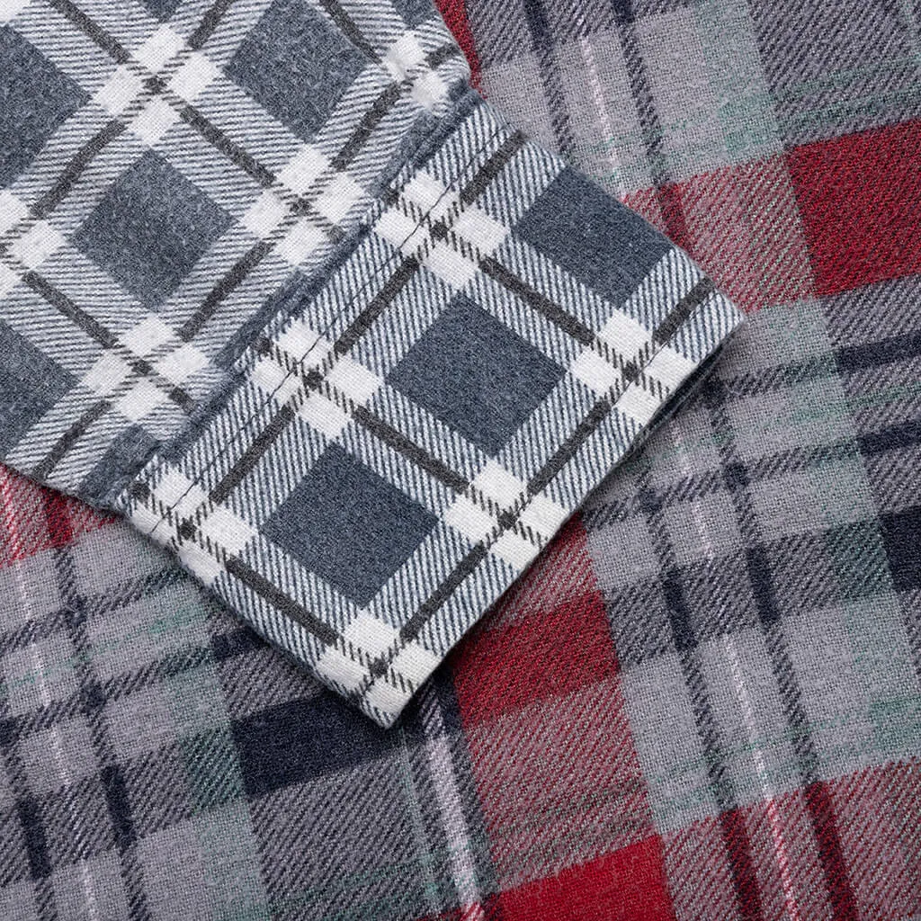 Flannel Shirt 7 Cuts Reflection Shirt - Assorted