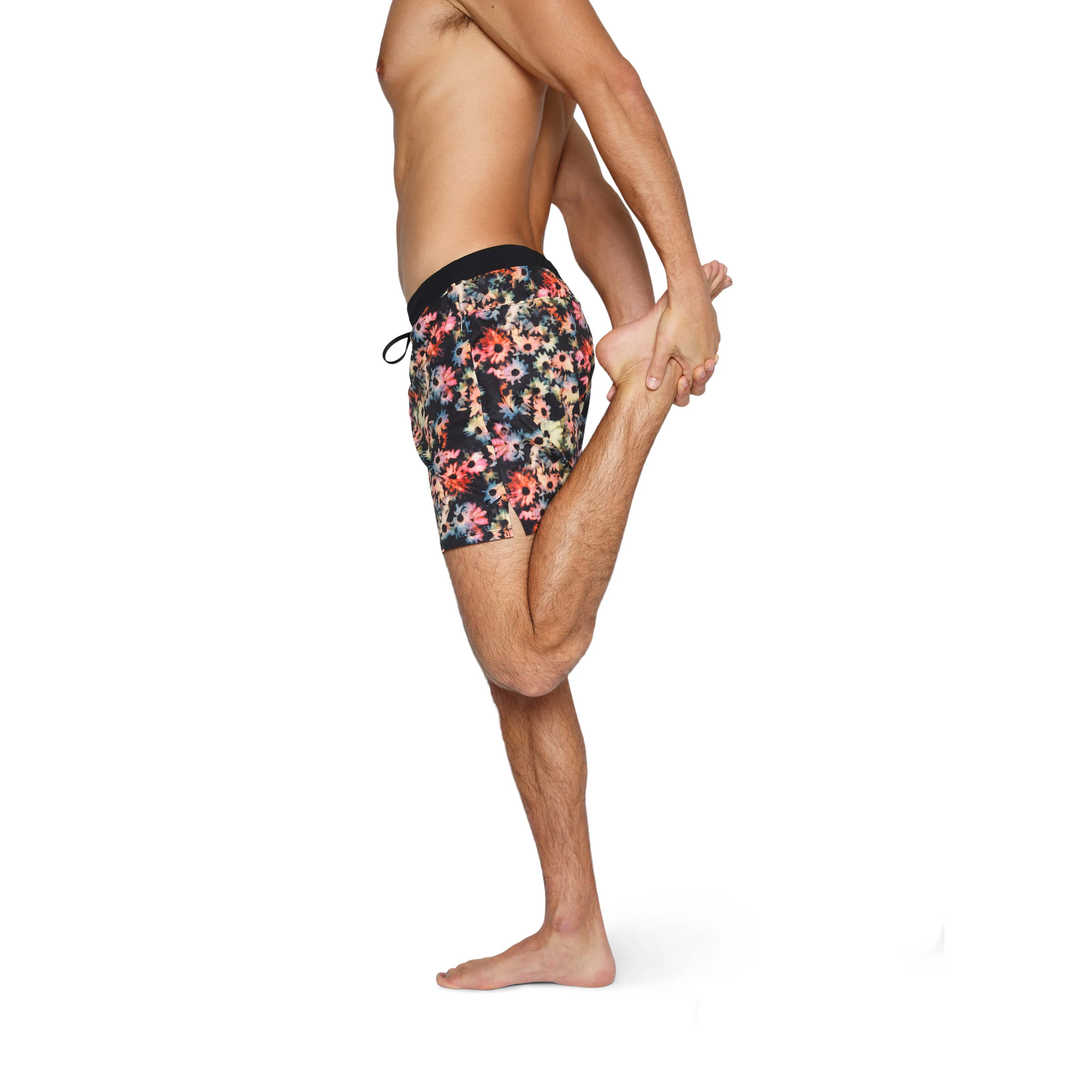 Flow Shorts - Black Floral