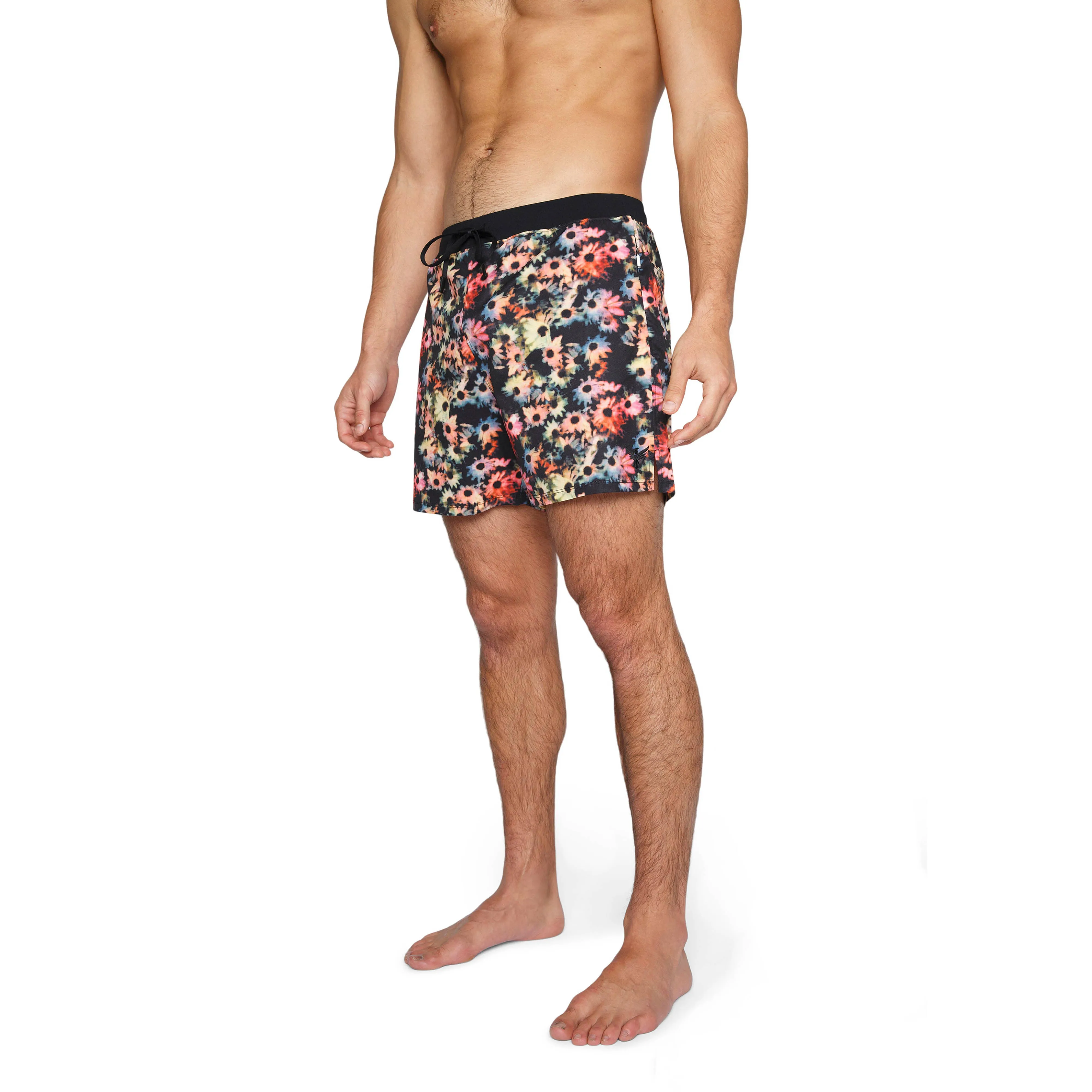 Flow Shorts - Black Floral