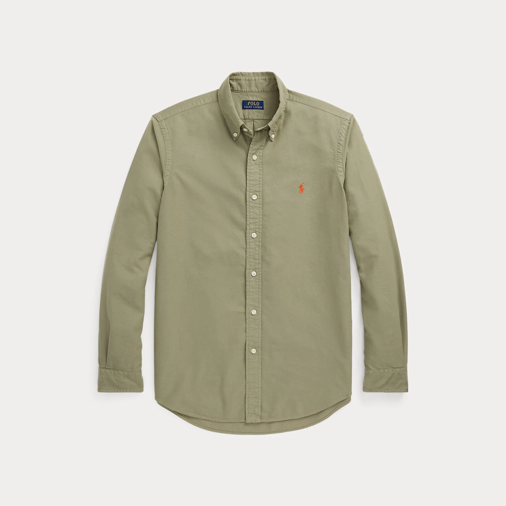 GARMENT-DYED OXFORD SHIRT