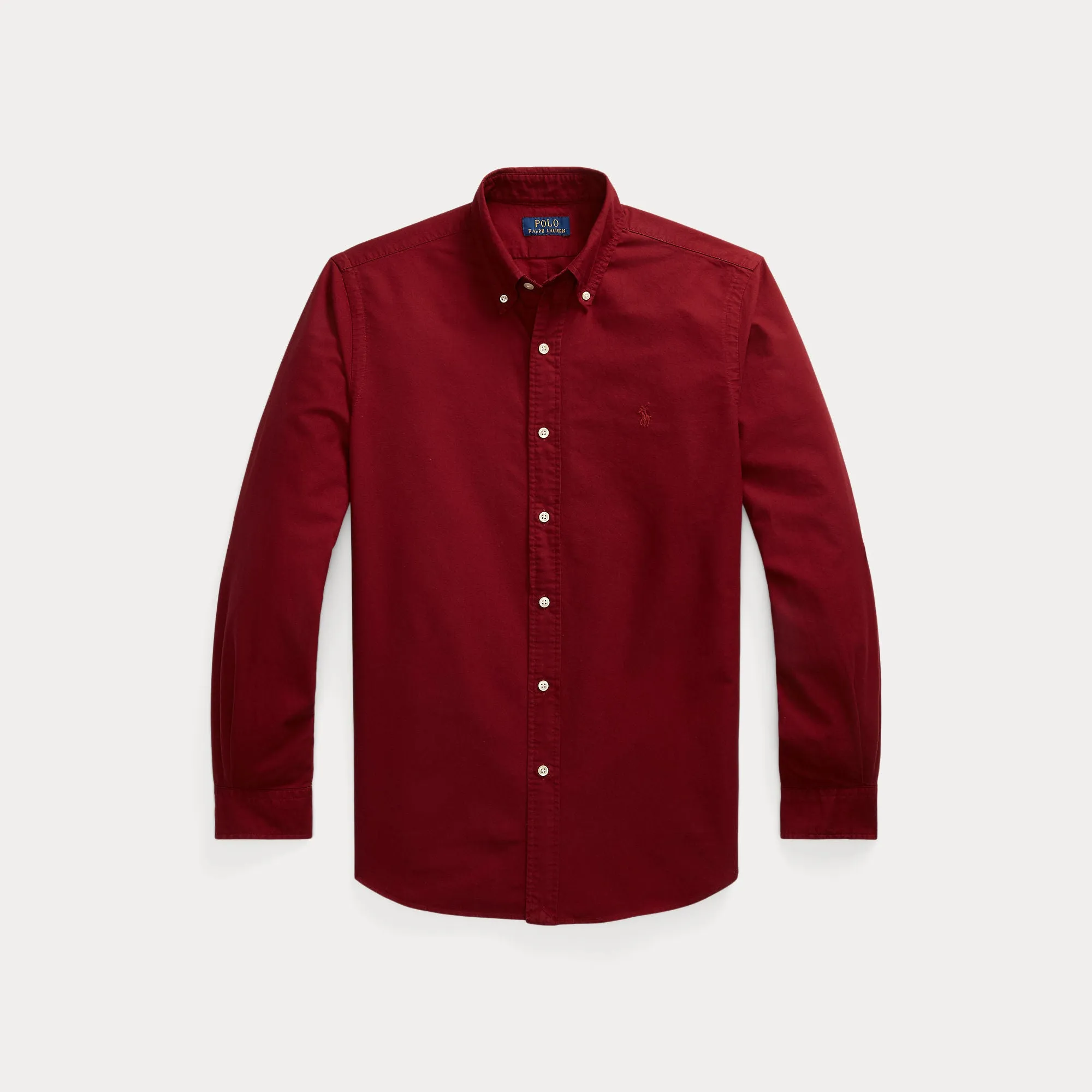 GARMENT-DYED OXFORD SHIRT