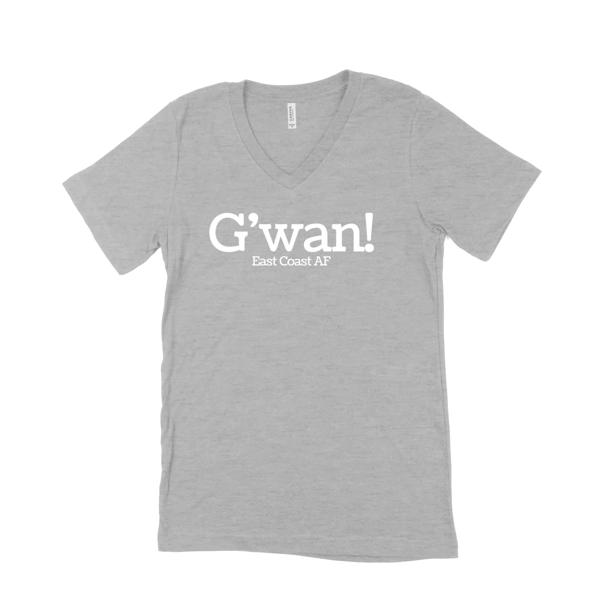 G'wan! Unisex V-Neck T-Shirt