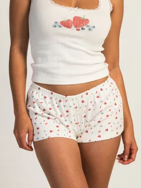 HARLOW MADELINE DITSY SHORT - BERRIES