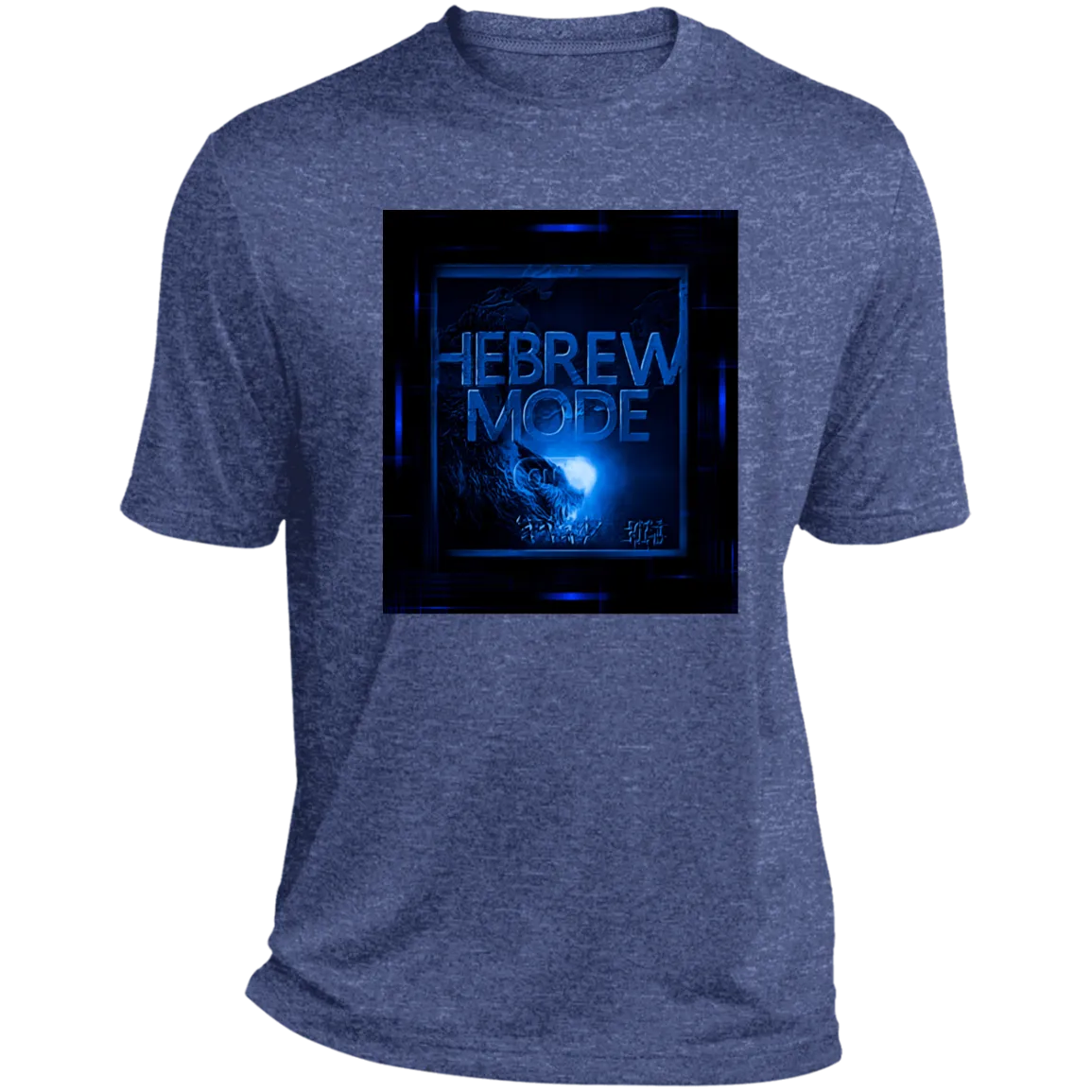 Hebrew Mode - On 01-06 Men's Designer Heather Performance T-shirt (3 Colors)