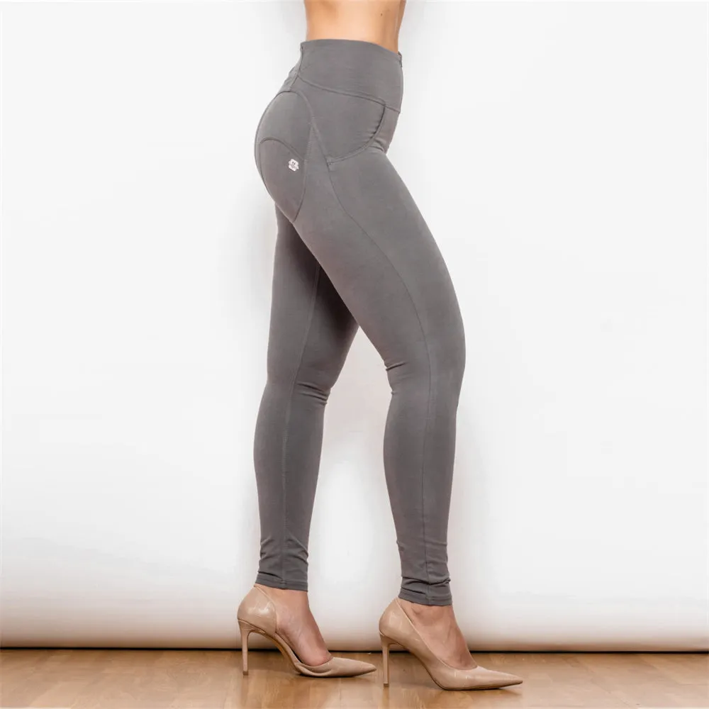 High Waist Olive Knitted Leggings