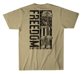 'Howitzer' Men's Free Short Sleeve Tee - Khaki Heather