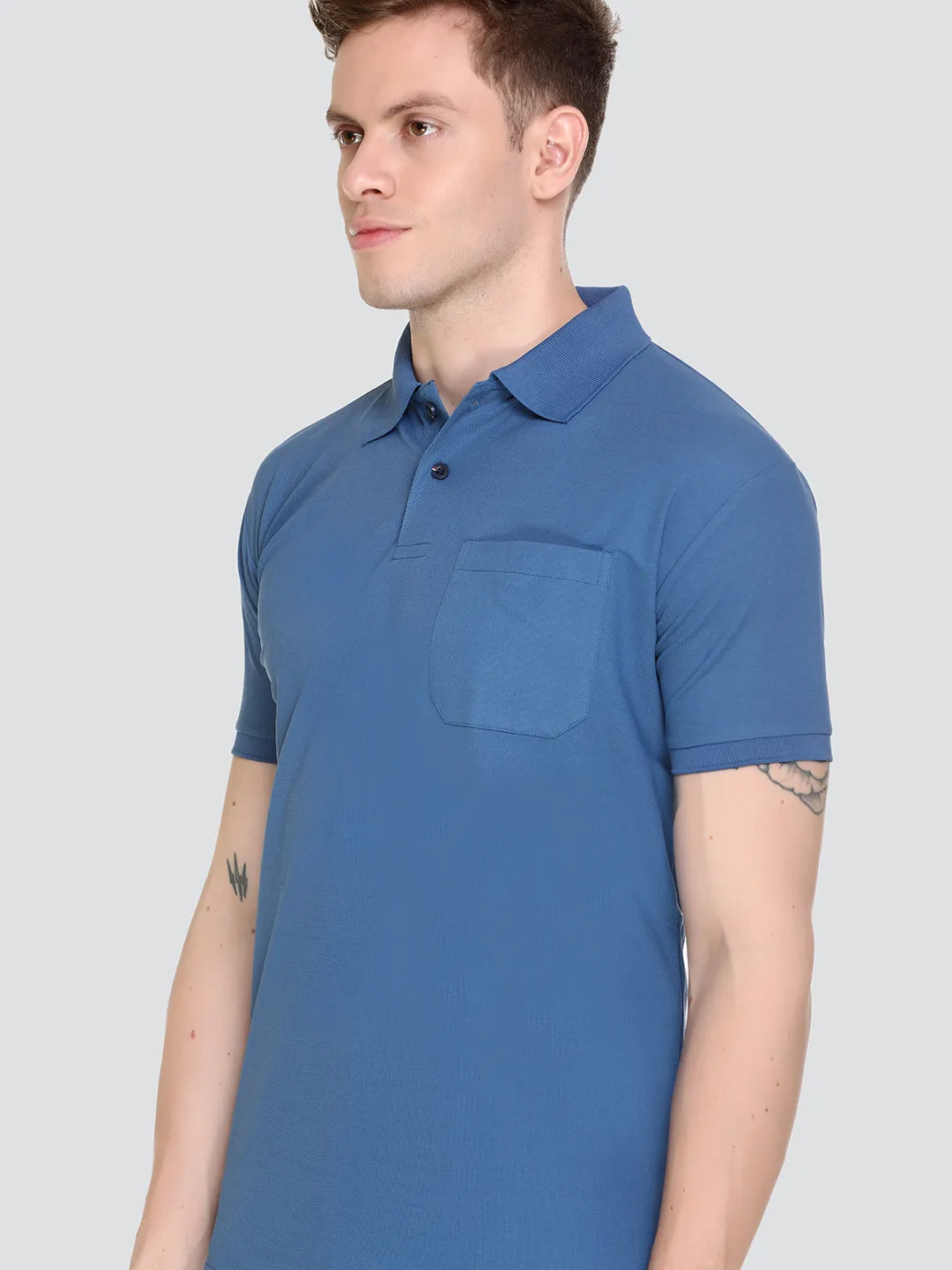 Jinxer Men Dry Fit Polo T-Shirts