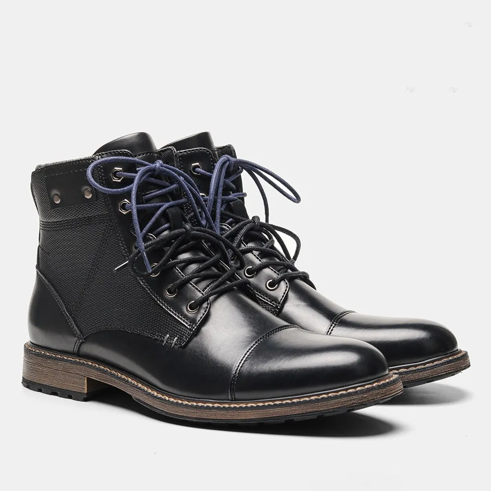 Johnny Grain Leather Boots