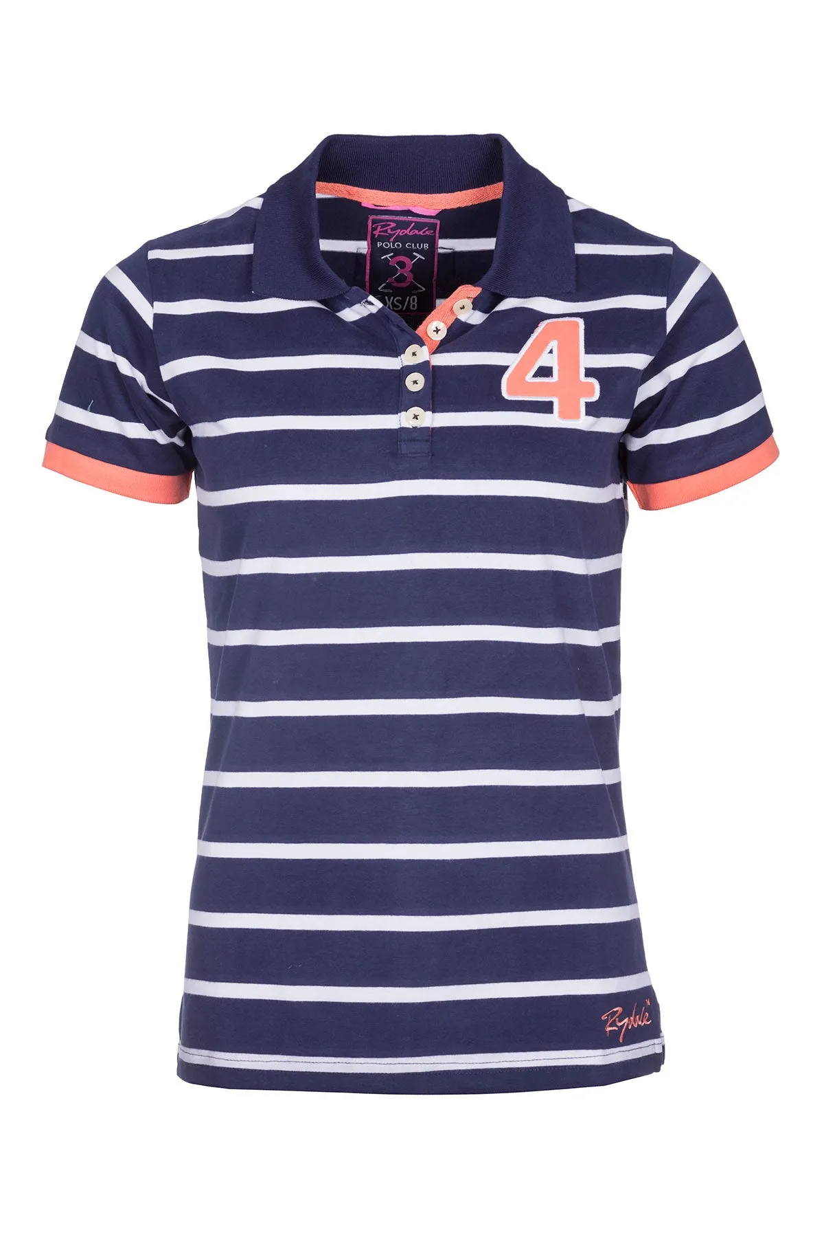 Ladies Haxby Hooped Polo Shirt