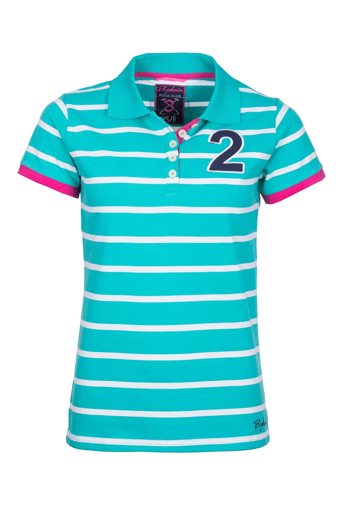 Ladies Haxby Hooped Polo Shirt