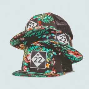 M22 TROPICAL FLAT BILL HAT