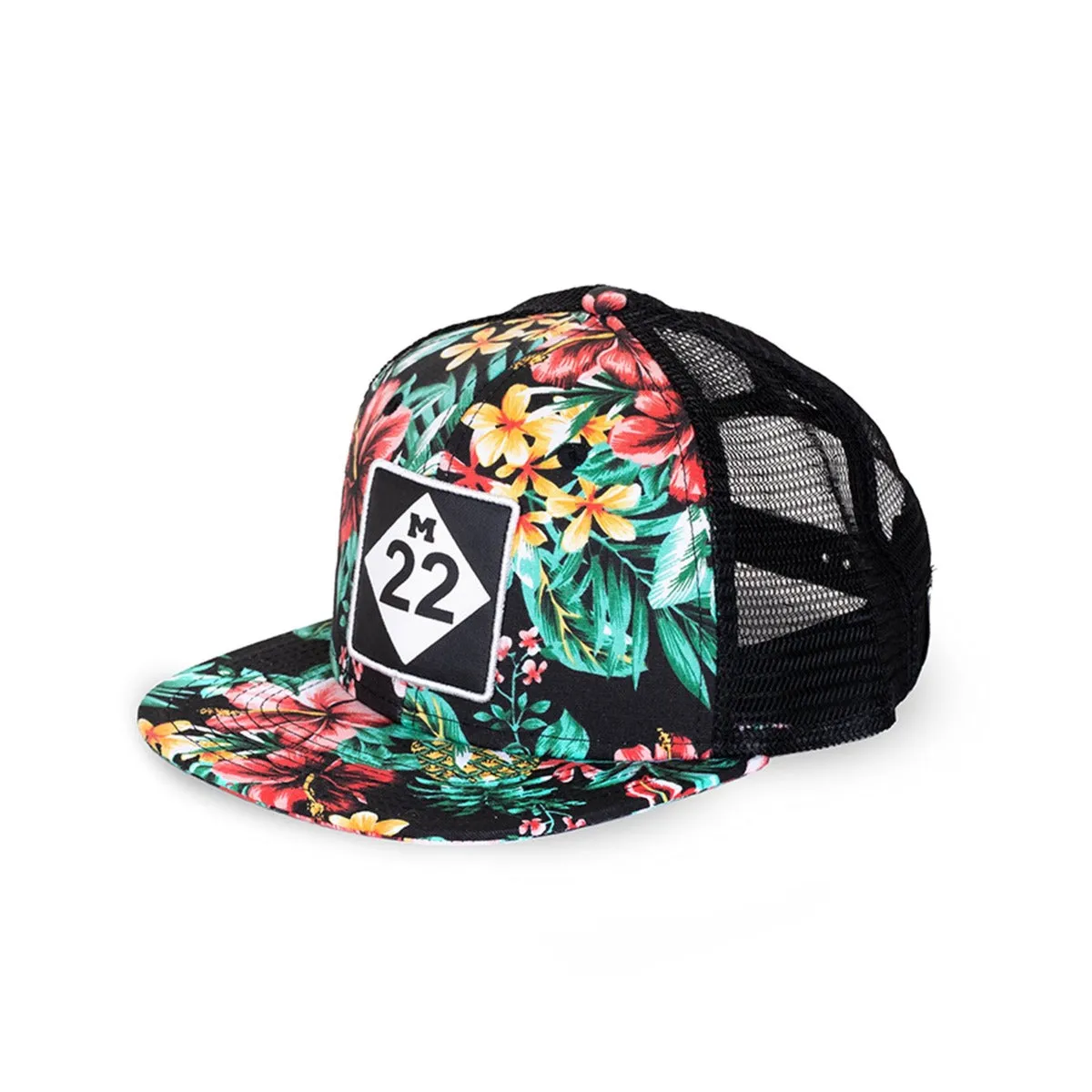 M22 TROPICAL FLAT BILL HAT