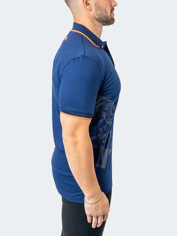 Maceoo Stretch Short-Sleeve Polos | Polo TipTokyo Navy