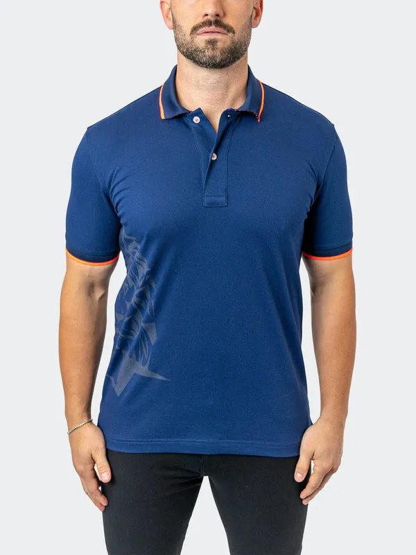 Maceoo Stretch Short-Sleeve Polos | Polo TipTokyo Navy