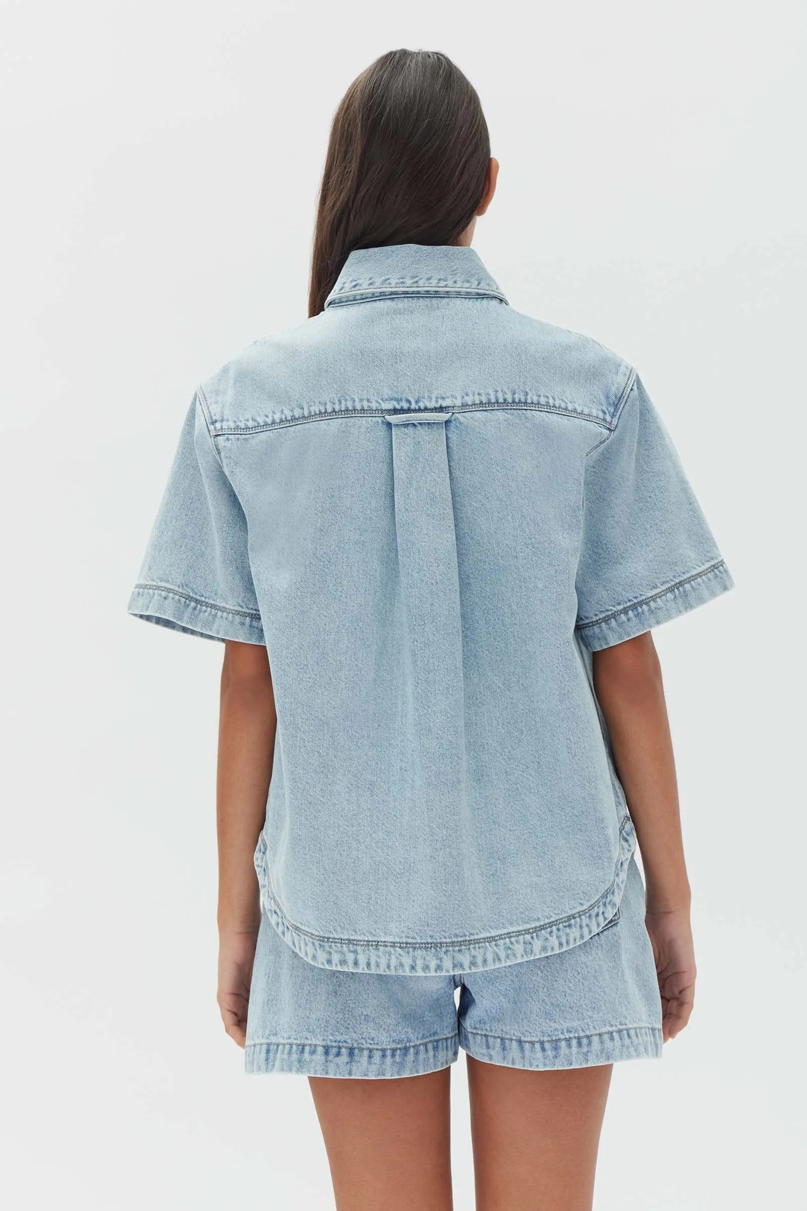 Marlow Boxy Denim Shirt