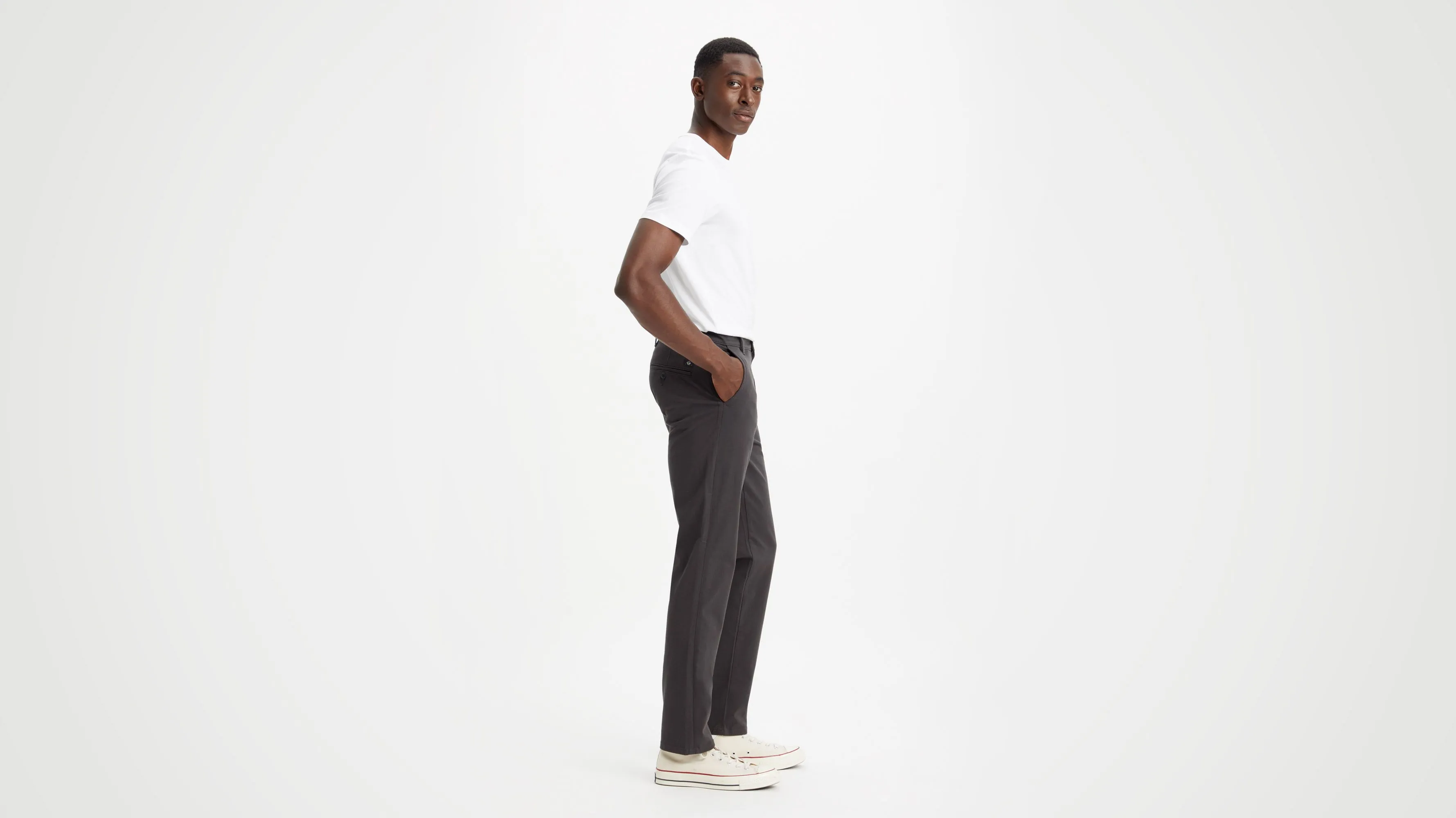 Men's Slim Fit Supreme Flex Alpha Khaki Pants