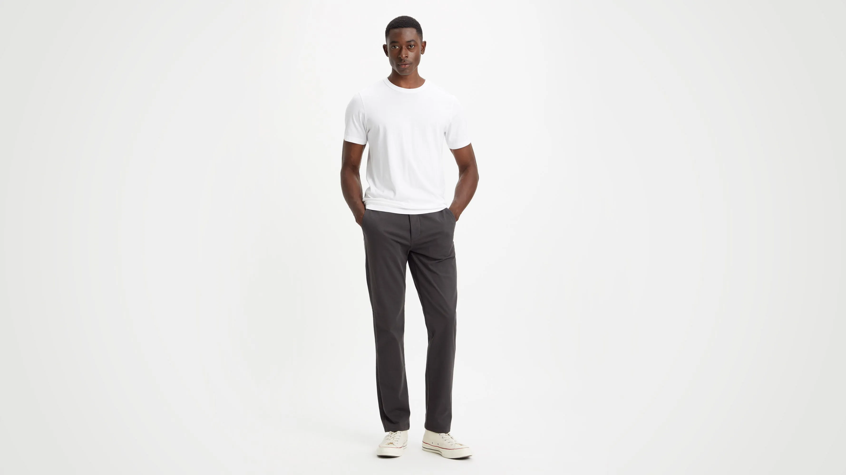 Men's Slim Fit Supreme Flex Alpha Khaki Pants