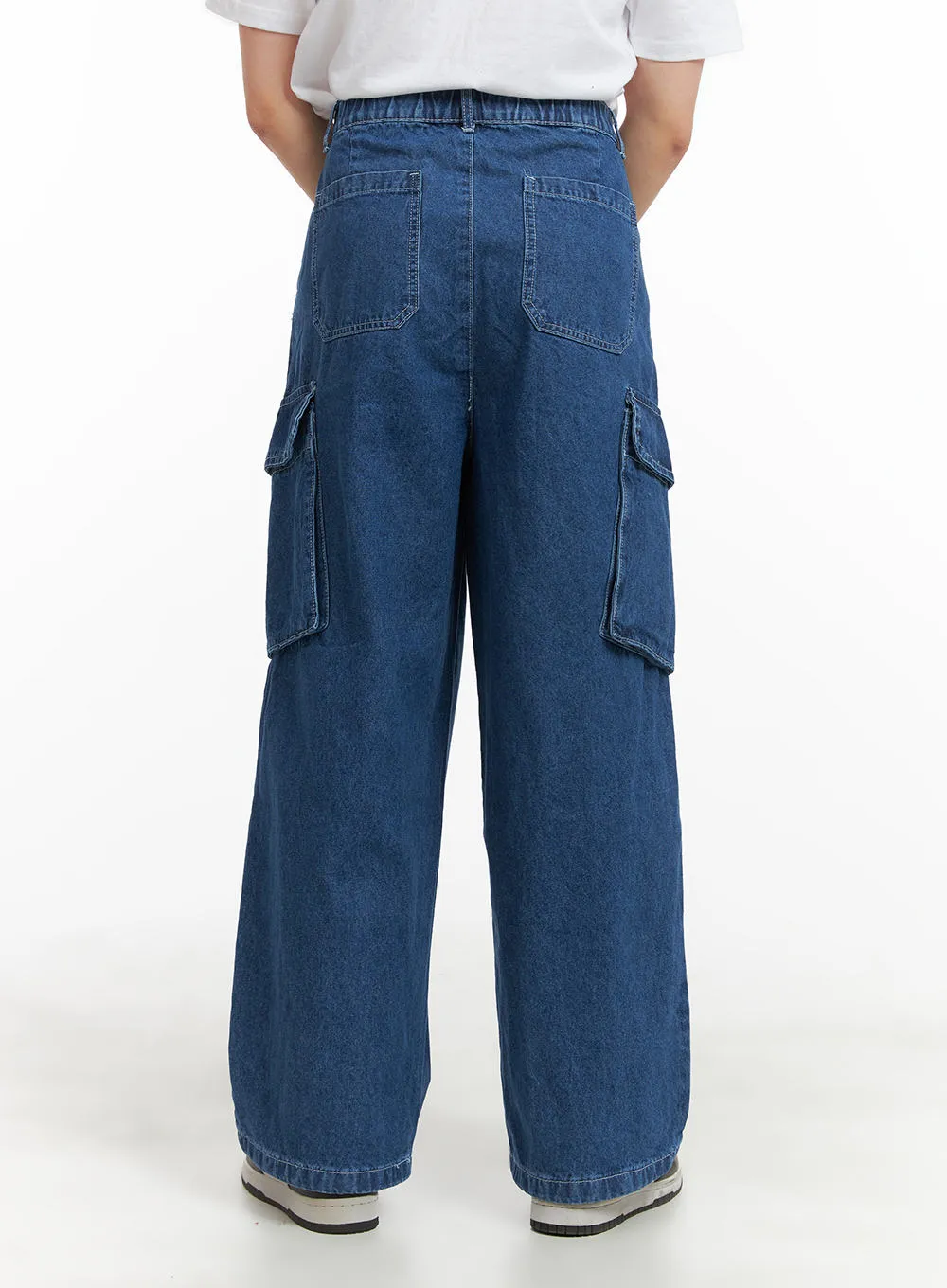 Men's Wide Fit Cargo Jeans IA402