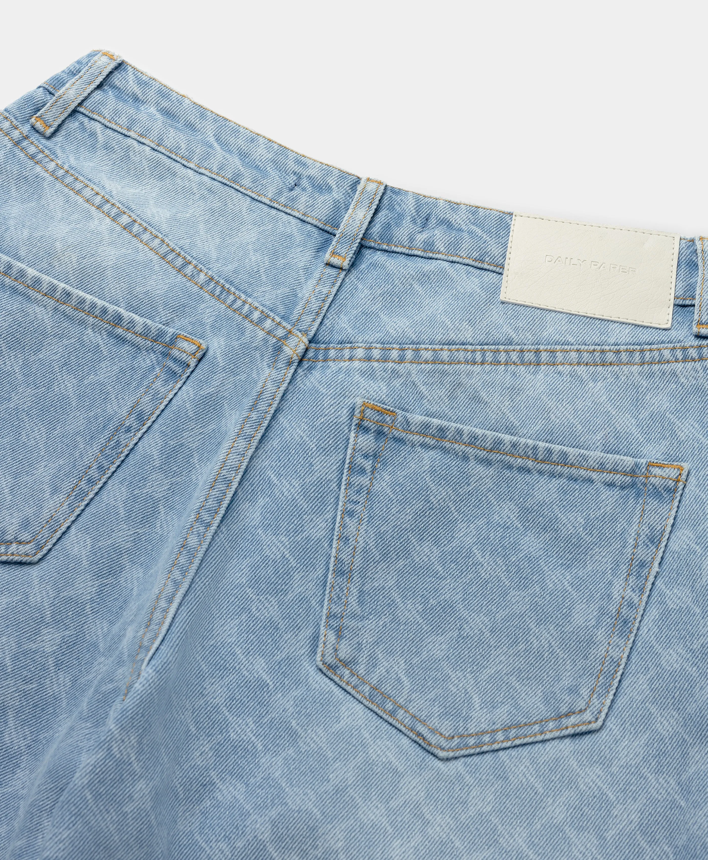 Mid Blue Avery Monogram Jeans