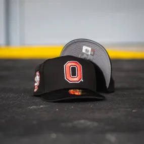 New Era Ohio State Buckeyes Grey UV (Black/Black Satin)