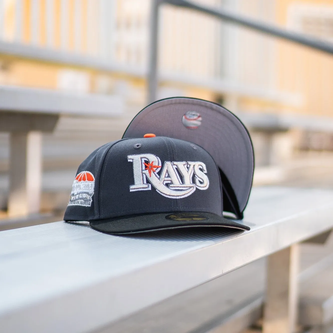 New Era Tampa Bay Rays Tropicana Field Good Grey UV (Fear Grey/Black)