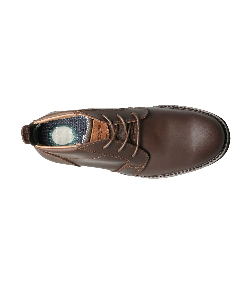 'Nunn Bush' Men's Barklay Plain Toe Chukka - Brown