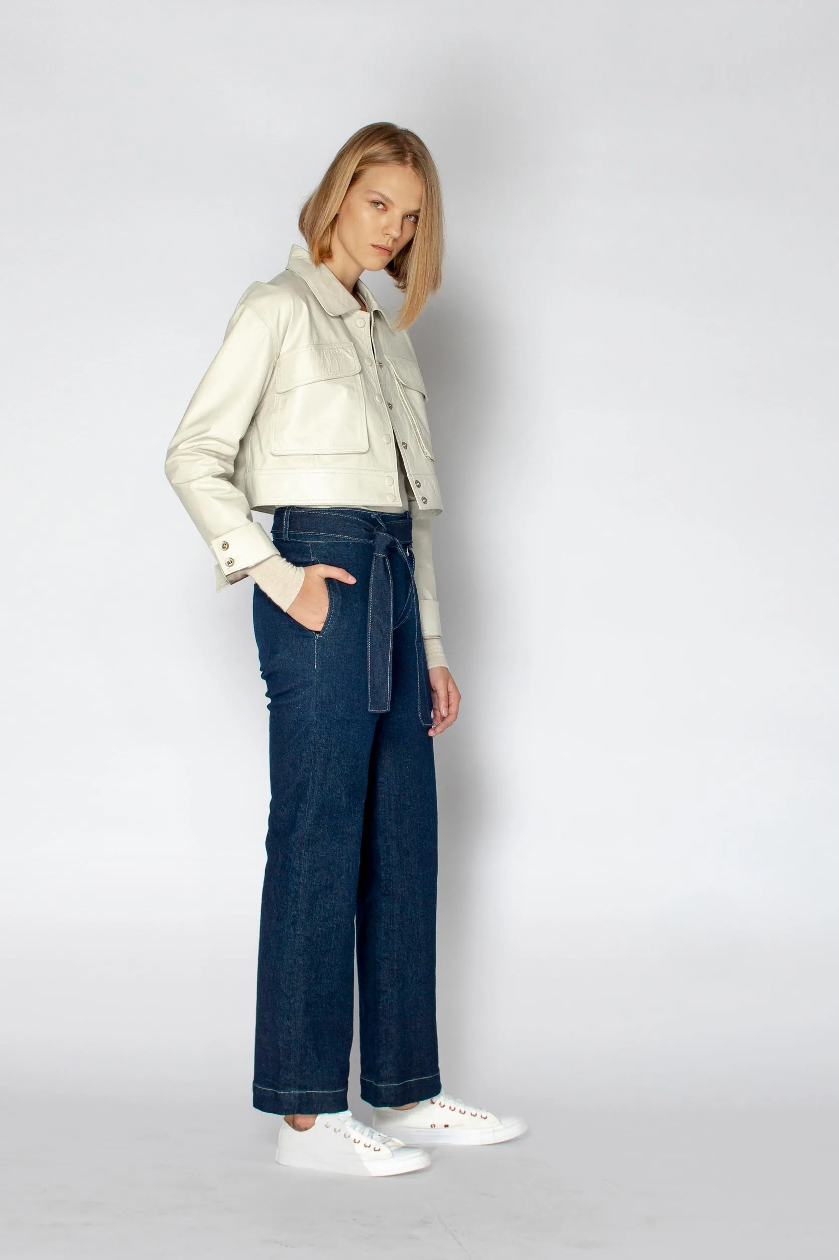 PALOMA WIDE LEG DENIM PANT