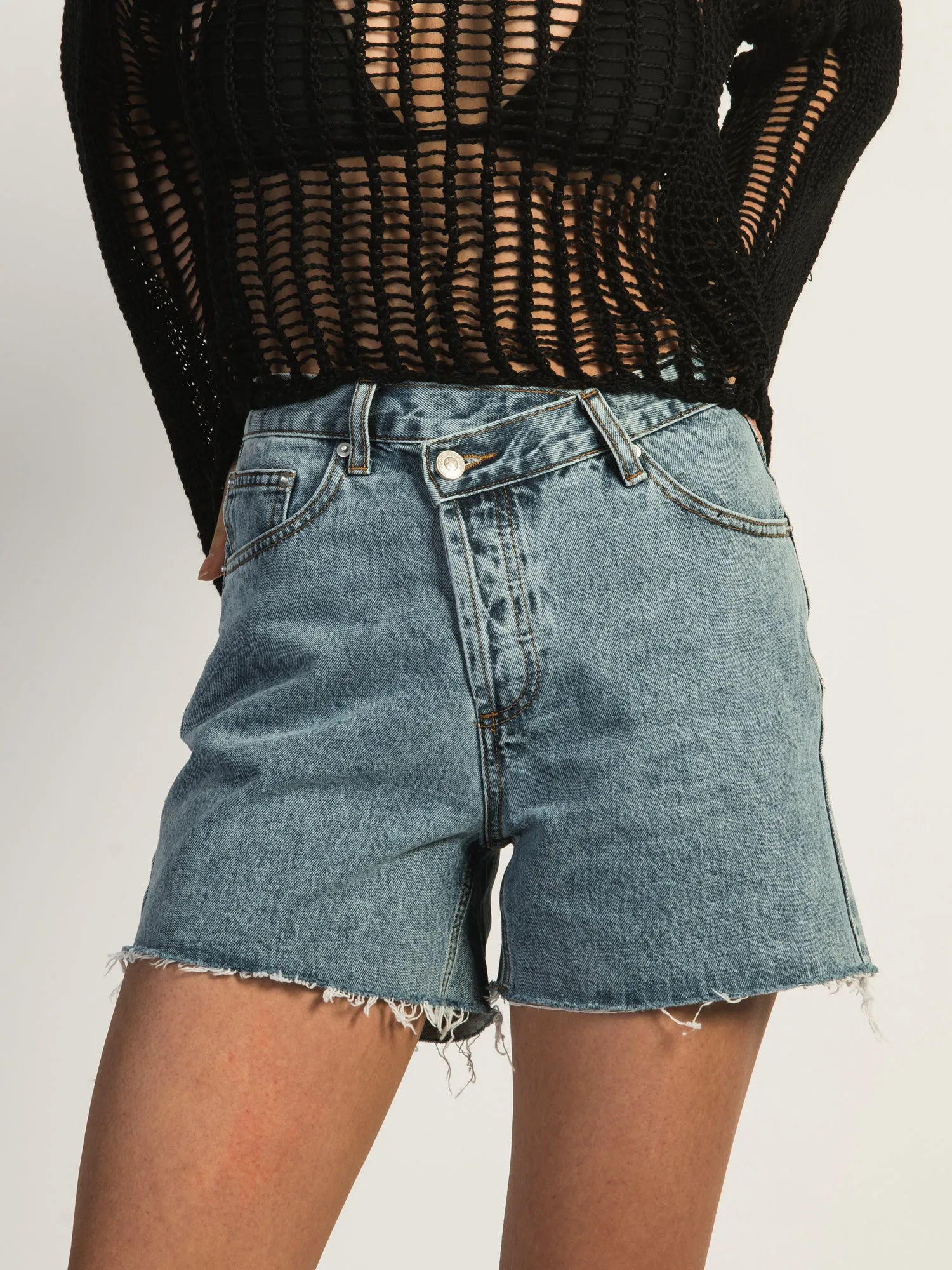 PRINCESS POLLY XENA DENIM SHORTS