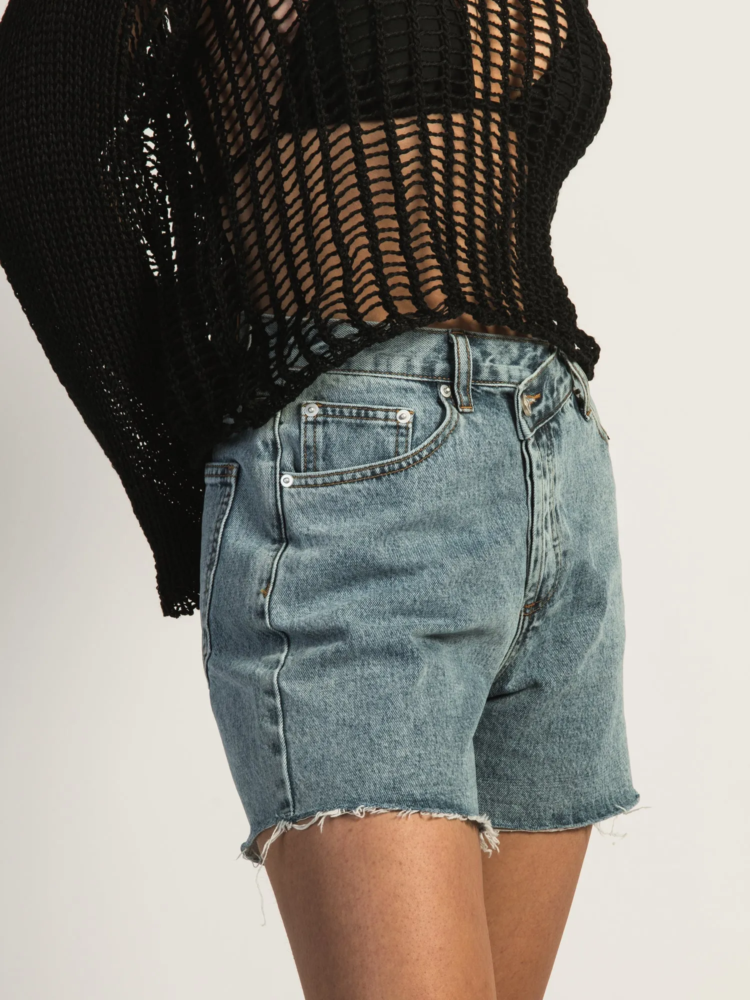 PRINCESS POLLY XENA DENIM SHORTS